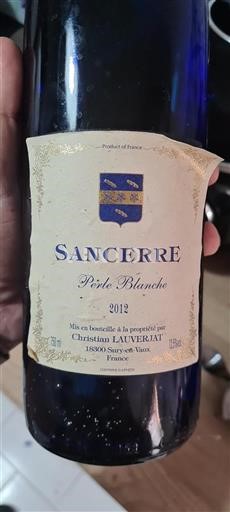 Vallée de la Loire Sancerre Christian Lauverjat Perle Blanche 2012