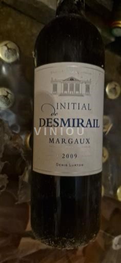 Bordeaux Margaux Château Desmirail Initial de Desmirail 2009
