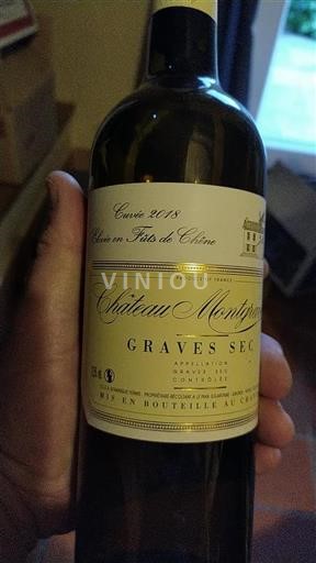 Bordeaux Graves Château Montgravier Élevé en Fûts de Chêne 2018