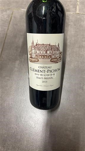 Bordéus Haut-Médoc Cru Bourgeois Château Clémentpichon 2015