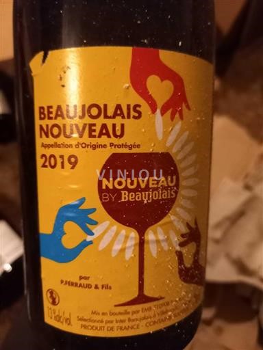 Beaujolais Beaujolais Nouveau P. Ferraud & Fils Nouveau 2019