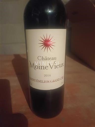 Bordeaux Saint-Émilion Grand Cru Grand Cru Château Moine Vieux 2014