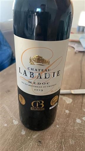 Bordeaux Médoc Cru Bourgeois Château Labadie 2019