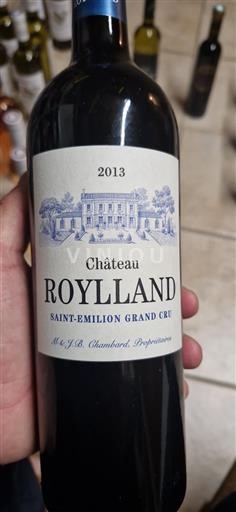 Bordeaux Saint-Émilion Grand Cru Château Roylland 2013