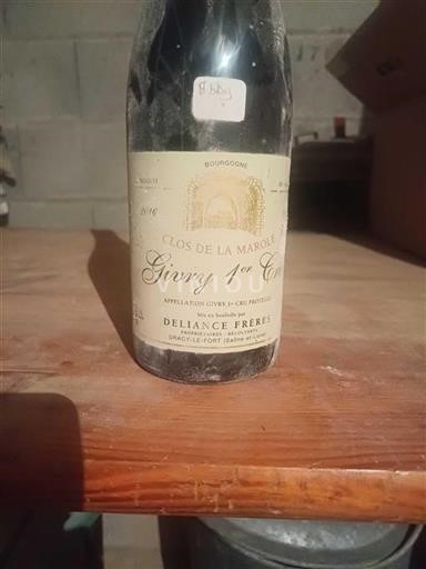 Bourgondië Niet gespecificeerd Premier Cru Déliance Frères Clos de la Marole 2016