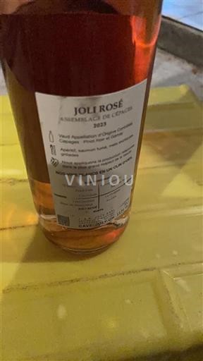 Vaud Cave Joly Joli Rosé 2022