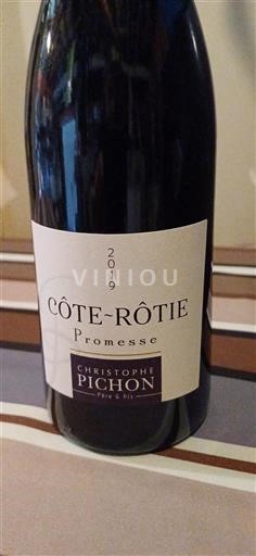 Valle del Ródano Côte-rôtie Christophe Pichon Promesse 2019