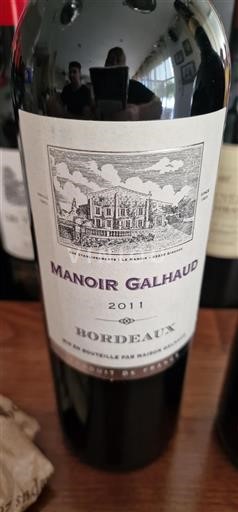 Bordeaux Manoir Galhaud 2011