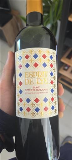 Bordeaux Blaye-Côtes-de-Bordeaux Esprit De Lys 2020