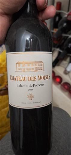 Burdeos Lalande-de-Pomerol Château Des Moines 2018