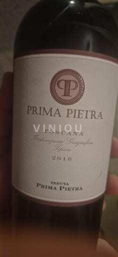 Vin Rouge sec Prima Pietra Tenuta Prima Pietra 2016 Italie Toscane