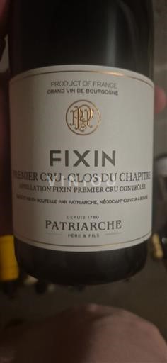 Bourgogne Premier Cru Patriarche Père & Fils Clos du Chapitre Non Millésimé