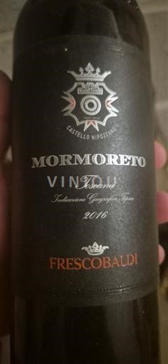 Toscane Castello Nipozzano Mormoreto 2016