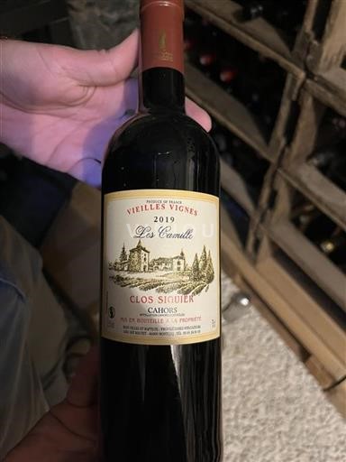 Sudoeste Cahors Clos Siguier Les Camille 2019