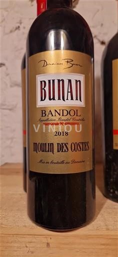 Provence Bandol Domaine S Bunan Moulin des Costes 2018