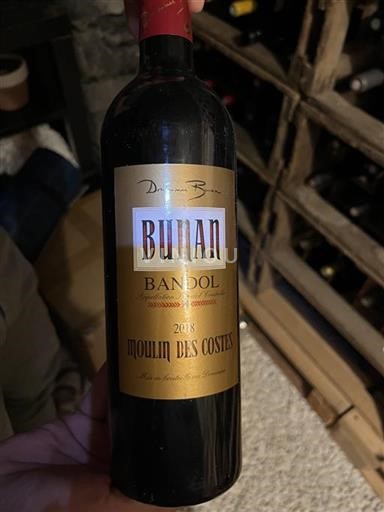 Provansa Bandol Domaine S Bunan Moulin des Costes 2018