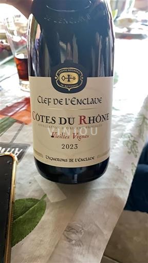 Rhônevallei Côtes-du-rhône Clef De L'enclave Vieilles Vignes 2023