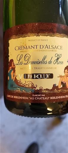 Alsazia Crémant d'Alsazia Cave De Beblenheim Les Demoiselles de Hon Senza annata
