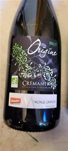 Loire-dalen Crémant-de-Loire Monge Granon Origine Ikke årgangsbestemt