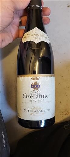 Rhônen laakso Hermitage M. Chapoutier Monier de la Sizeranne 2011
