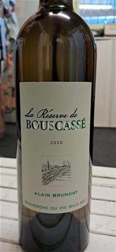 Sud-Ouest Pacherenc-du-vic-bilh Château Bouscassé La Réserve 2020