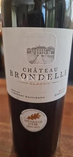 Bordeaux Graves Château Brondelle Classic 2019