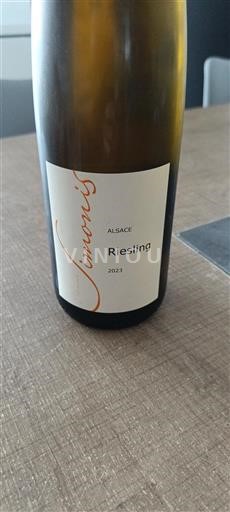 Vin Blanc sec Simonis 2023 France Alsace