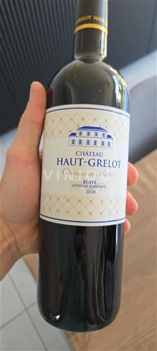 Bordeaux Blaye-Côtes-de-Bordeaux Château Hautgrelot Coteaux de Méthez 2020