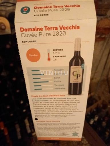 Korsika Domaine Terra Vecchia Pure 2020