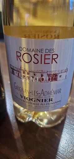 Valle del Rodano Grignan-les-adhémar Domaine Des Rosier Viognier 2017