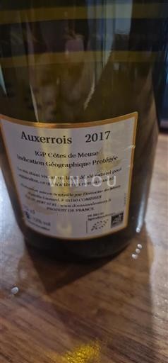 Regionen des Ostens Côte de Meuse Muzy Auxerrois 2017