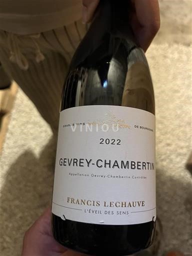 Bourgogne Gevrey-chambertin Grand Cru Francis Lechauve L%27%c3%89veil des Sens 2022