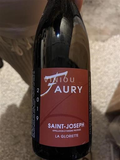 Valle del Rodano Saint-Joseph Lionel Faury La Gloriette 2019