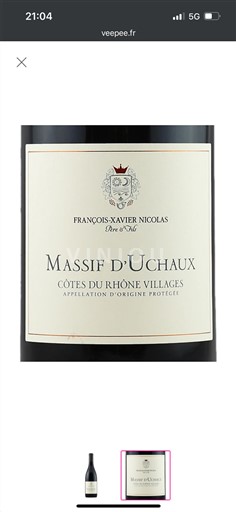 Rhônevallei Niet gespecificeerd Françoisxavier Nicolas Père & Fils 2022