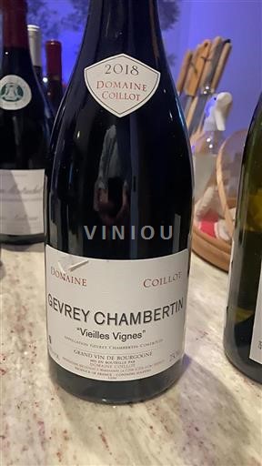 Bourgogne Gevrey-chambertin Domaine Coillot Vieilles Vignes 2018