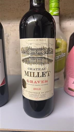 Bordeaux Graves Château Millet 2018