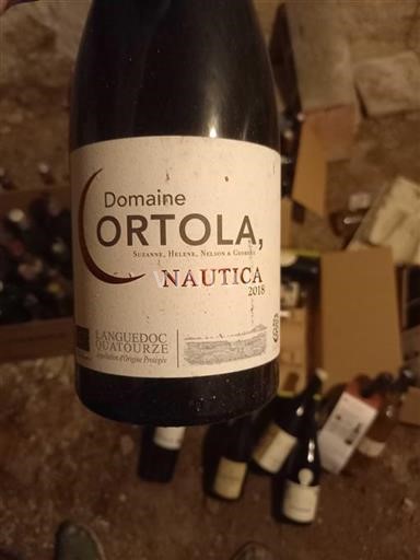 Vin Rouge sec Nautica Domaine Ortola 2018 France Languedoc