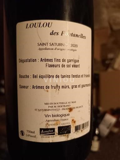 Linguadoca Terrasses-du-Larzac Des Fontanelles Loulou 2020