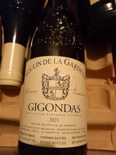 Vallée du Rhône Gigondas Moulin De La Gardette Ventabren 2021