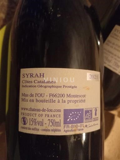Linguadoca e Rossiglione Côtes catalanes Château L'ou L'ove 2021