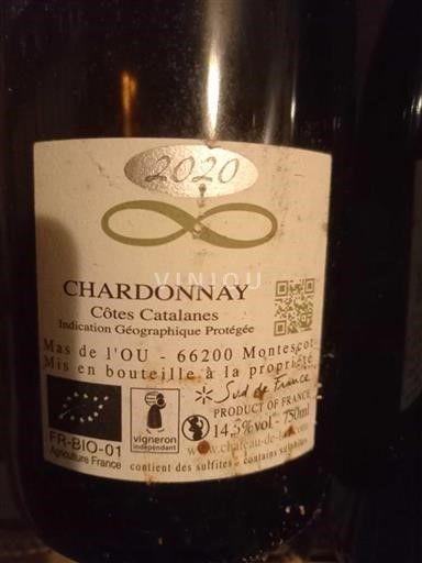 Languedoc och Roussillon Côtes catalanes Mas De L'ou 2020