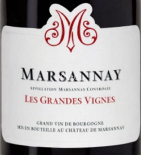 Borgogna Marsannay Château Marsannay Les Grandes Vignes 2018