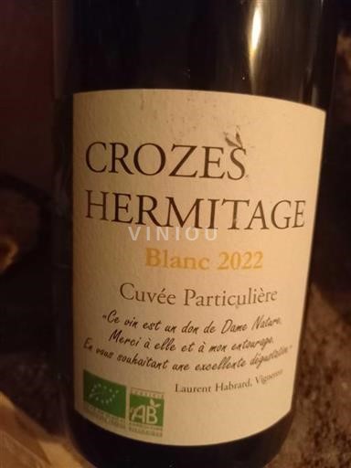 Rhônedalen Crozes-Hermitage Domaine Laurent Habrard Particulière 2022