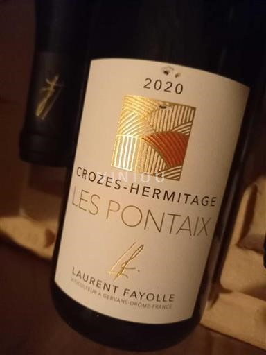 Rhônedalen Crozes-Hermitage Laurent Fayolle Les Pontaix 2020