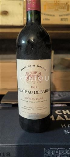 Bordeaux Côtes-de-bourg Château Barbe 1995