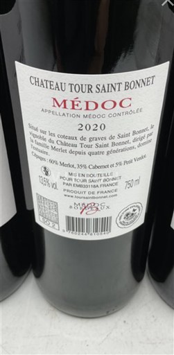 Bordeaux Médoc Château Tour Saint Bonnet 2020