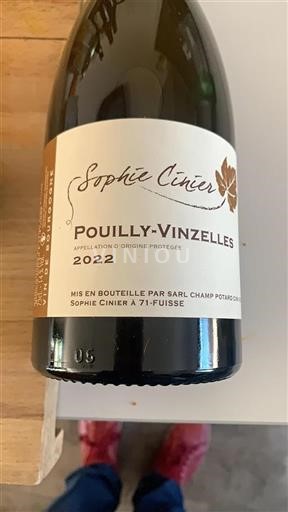 Bourgogne Pouilly-vinzelles Domaine Sophie Cinier 2022