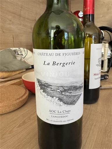 Languedoc La Clape Château Figuières La Bergerie Icke årgångsbetecknad