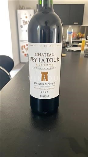 Bordéus Bordeaux Superior Château Pey La Tour Réserve Vielles Vignes 2019