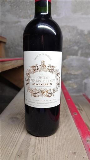 Bordeaux Margaux Château Moulin De Tricot 2017